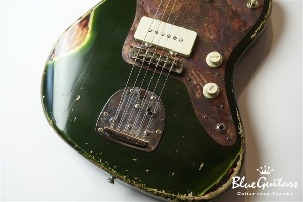 Model JM. #074 Candy Apple Green over 3TS with Copper red