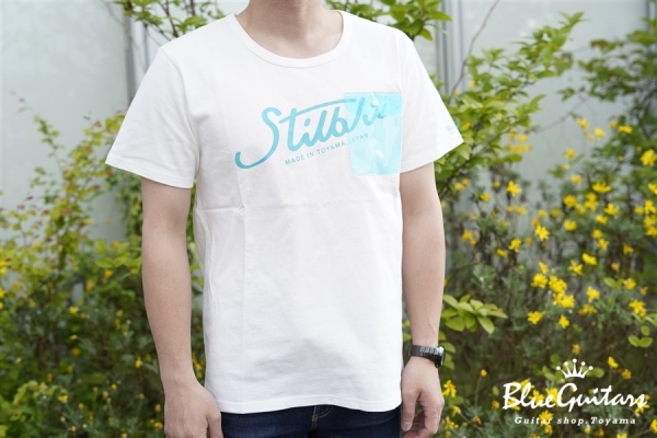 stilblu by Blue Guitars × SUGARGLIDER Pick Pocket T-Shirts - White 【M size】