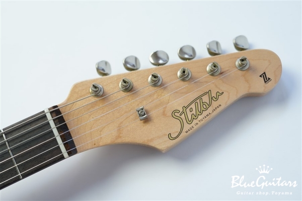 Model S. #045 Light Aged - See through Black Burst with Black