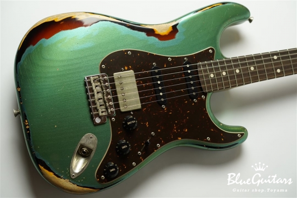 XSC-2 Vintage Sherwood Green over 3TB #1714 Alder/Rosewood Fingerboard/Master Grade Neck