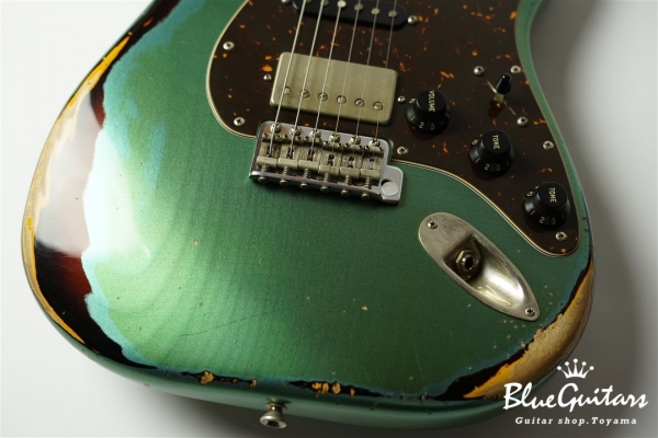 XSC-2 Vintage Sherwood Green over 3TB #1714 Alder/Rosewood Fingerboard/Master Grade Neck