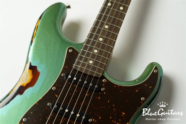 XSC-2 Vintage Sherwood Green over 3TB #1714 Alder/Rosewood Fingerboard/Master Grade Neck