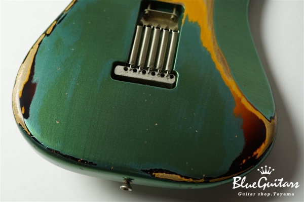 XSC-2 Vintage Sherwood Green over 3TB #1714 Alder/Rosewood Fingerboard/Master Grade Neck