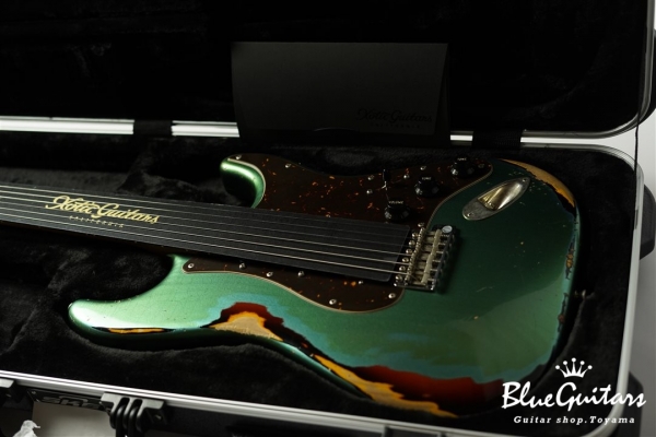 XSC-2 Vintage Sherwood Green over 3TB #1714 Alder/Rosewood Fingerboard/Master Grade Neck