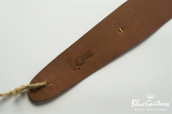 Plain Leather - Choco & Oval Studs