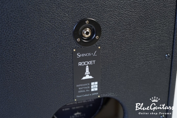 ROCKET 【SHINOS & L】 EXTENSION SPEAKER 112 OVAL BACK - Black