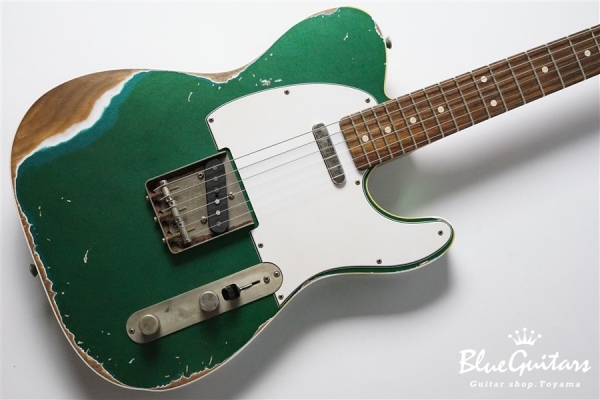 XTC-1 White Binding Heavy Aged - Vintage Sherwood Green #1708 w/Super Clean Buffer