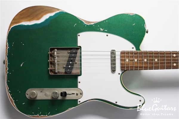 XTC-1 White Binding Heavy Aged - Vintage Sherwood Green #1708 w/Super Clean Buffer