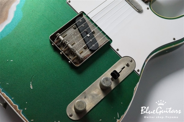 XTC-1 White Binding Heavy Aged - Vintage Sherwood Green #1708 w/Super Clean Buffer