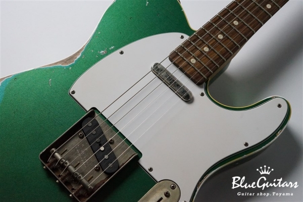 XTC-1 White Binding Heavy Aged - Vintage Sherwood Green #1708 w/Super Clean Buffer