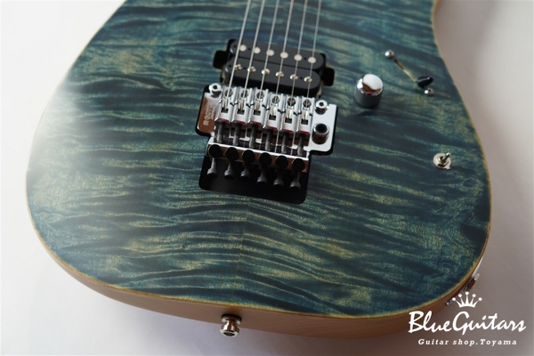 DST-Spider22 / Flame w/ Buzz Feiten Tuning System - Trans Blue Denim
