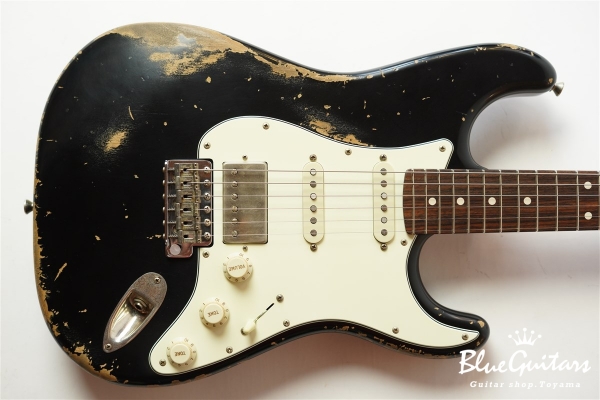 XSC-2 - Black/Heavy Aged/Alder/R/Roasted Flame Maple Neck