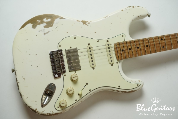 XSC-2 - Olympic White/Heavy Aged/Alder/Roasted Flame Maple Neck