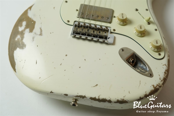 XSC-2 - Olympic White/Heavy Aged/Alder/Roasted Flame Maple Neck