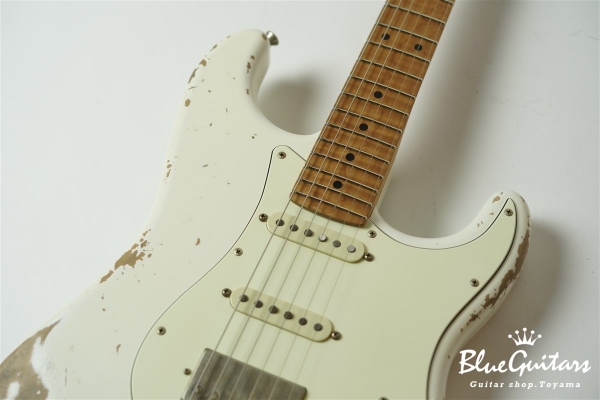 XSC-2 - Olympic White/Heavy Aged/Alder/Roasted Flame Maple Neck