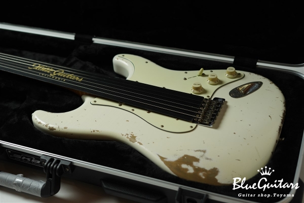 XSC-2 - Olympic White/Heavy Aged/Alder/Roasted Flame Maple Neck