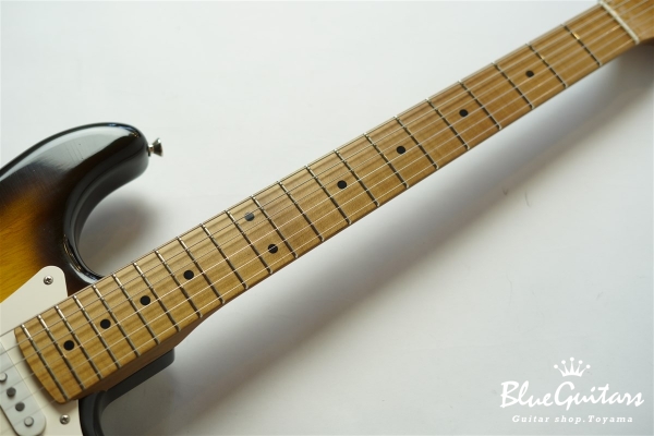XSC-1 - 2 Tone Burst/Light Aged/Ash/Roasted Flame Maple Neck #1206