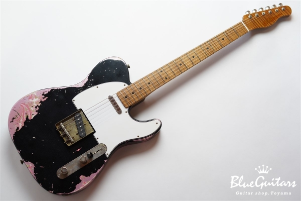 XTC-1 Black over Pink Paisley Heavy Aged Alder RM-RM #2051