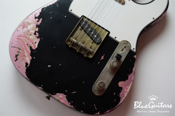 XTC-1 Black over Pink Paisley Heavy Aged Alder RM-RM #2051