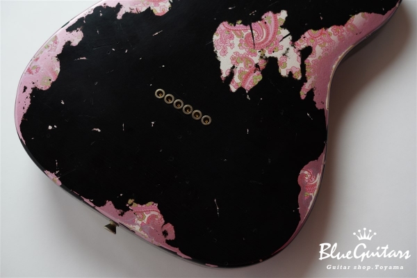 XTC-1 Black over Pink Paisley Heavy Aged Alder RM-RM #2051