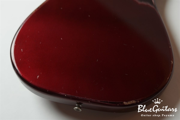 IRIS #104 - Black Cherry Metallic over Copper Red 