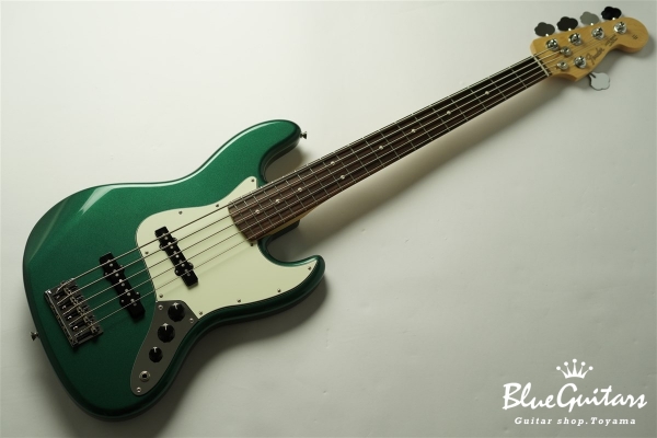 Made in Japan Hybrid 60s Jazz Bass V - Sherwood Green Metallic
