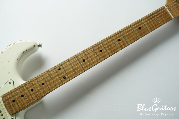XSC-2 - Olympic White/Heavy Aged/Alder/Roasted Flame Maple Neck