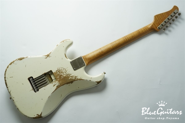 XSC-2 - Olympic White/Heavy Aged/Alder/Roasted Flame Maple Neck