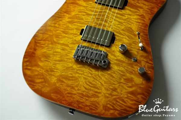 HI STA CUSTOM 648 Quilted Maple/Mahogany - Amber Burst