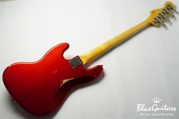 1960 Jazz Bass Relic - Candy Apple Red