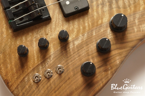 SHB5 CUSTOM Claro Walnut / Mahogany / Ebony F.B. Half. Matt.