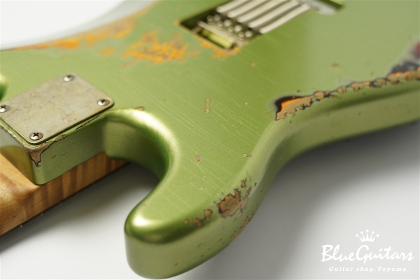 XSC-2(Custom HSH) - Teal Green Metallic over 3TB / Heavy Aged / Alder / R / RM #2615