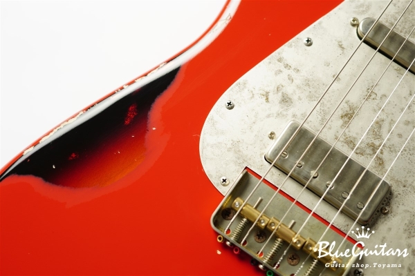 IRIS Standard #127 - Fiesta Red over 3Tone Sunburst