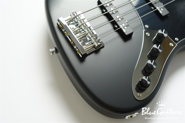 Metroline ML21 VJ4 ASH / Swamp Ash Body / 4-String - Black Satin