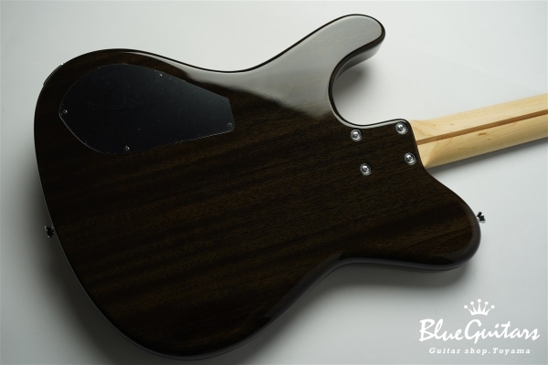 BORDER CUSTOM 666 Quilted Maple Top Mahogany Back - Trans Black