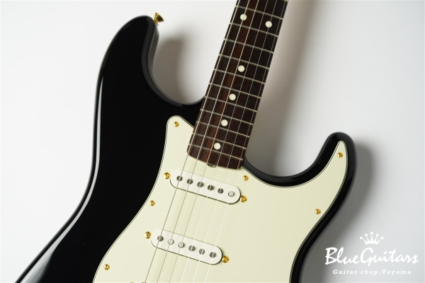 FSR MIJ Traditional 60s Stratocaster Matching Head with Gold Hardware/Black