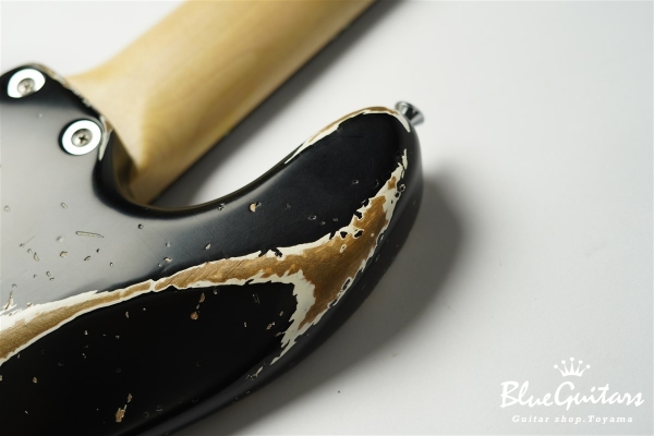 XJ-1T 5st Black (Lacquer) Heavy Aged/Alder/R/MH #2382