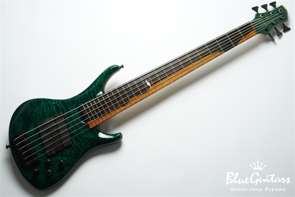 LG3006 Quilt Maple Top / Mahogany Back - Emerald Green