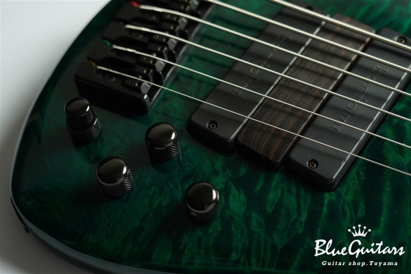 LG3006 Quilt Maple Top / Mahogany Back - Emerald Green
