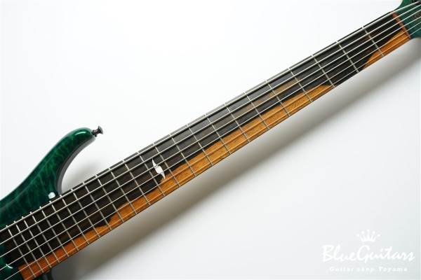 LG3006 Quilt Maple Top / Mahogany Back - Emerald Green