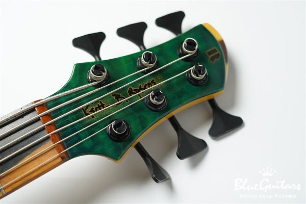LG3006 Quilt Maple Top / Mahogany Back - Emerald Green