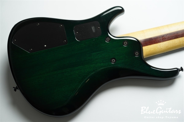 LG3006 Quilt Maple Top / Mahogany Back - Emerald Green