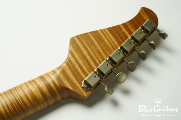 XSC-4 - Burgundy Mist over 3 Tone Burst Heavy Aged / Ash / Roasted Flame Maple 5A Fingerboard / Roasted Flame Maple 5A Neck #3102
