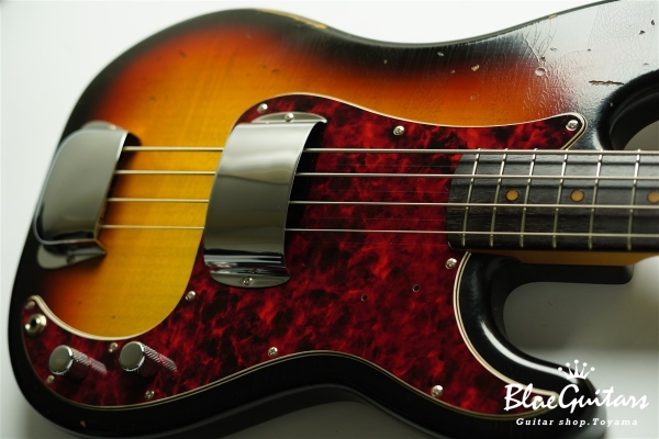 g7-PB/R Standard Aged - 1962 3-Tone Sunburst