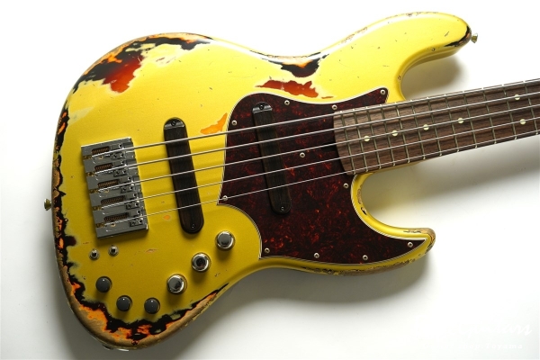 XJ-1T 5st Aztec Gold over 3TB (Lacquer) Heavy Aged / Alder / RM-R #2817