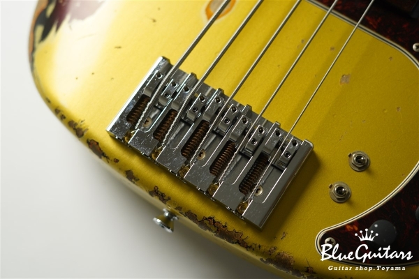 XP-1T 5st Aztec Gold over 3TB (Lacquer) Heavy Aged / Alder / RM-R #191