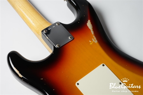 MBS 1961 Stratocaster Journeyman Relic Masterbuilt by Dennis Galuszka - 3-Color Sunburst