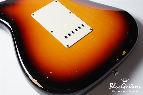 MBS 1961 Stratocaster Journeyman Relic Masterbuilt by Dennis Galuszka - 3-Color Sunburst