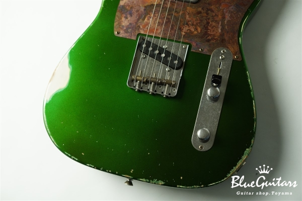 Model T. #166 Medium Aged - Metallic Green with Copper Red
