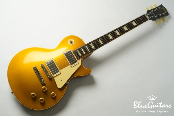 True Historic 1957 Les Paul Gold Top Reissue "Flame Top" - Vintage Antique Gold